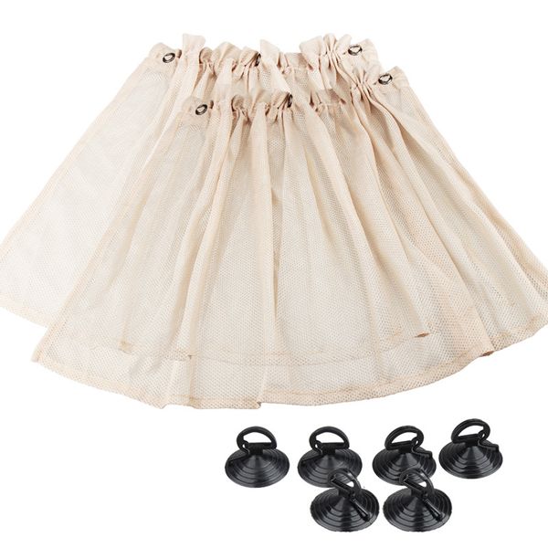 

2pcs car window shade sunshade with suction cup black universal breathable mesh car sunshade sunscreen curtain for side window