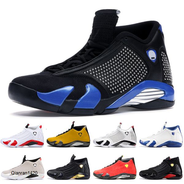 

new desiger brand union jumpman 14s mens basketball shoes black blue white red suede candy cane desert sand thunder sports trainers sneakers