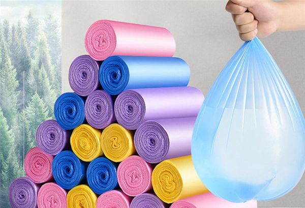 

garden 100pcs/pack home disposable garbage bag disposal trash bags kitchen breakpoint one-off cleaning bag rubbin junk bag organizer