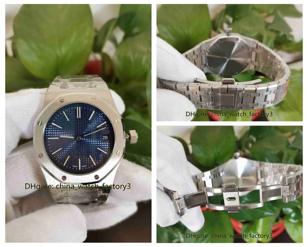 

мода высокое качество мужские часы 39 мм оффшорные джамбо extra-thin 15202 15202ip.oe.1240ip.01 кварцевые движения из нержавеющей стали мужс, Slivery;brown