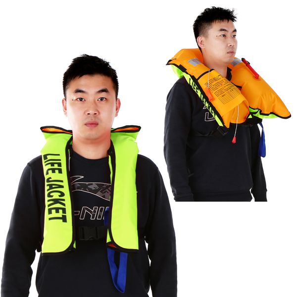 

professional swiming life vest manual inflatable life jacket life vest water sports swiming fishing survival jacket