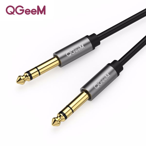 

qgeem 6.5mm audio 6.35 jack to male 1m 2m 3m for guitar mixer amplifier bass 6.35mm aux cable
