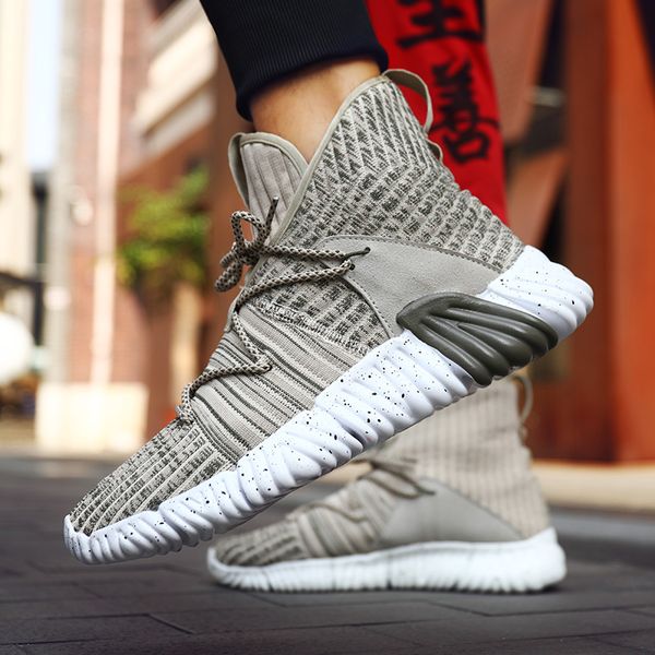 

men's casual shoes lightweight sneakers 2019 new fashion men outdoors comfortable breathable casual shoes men zapatos de hombre, Black