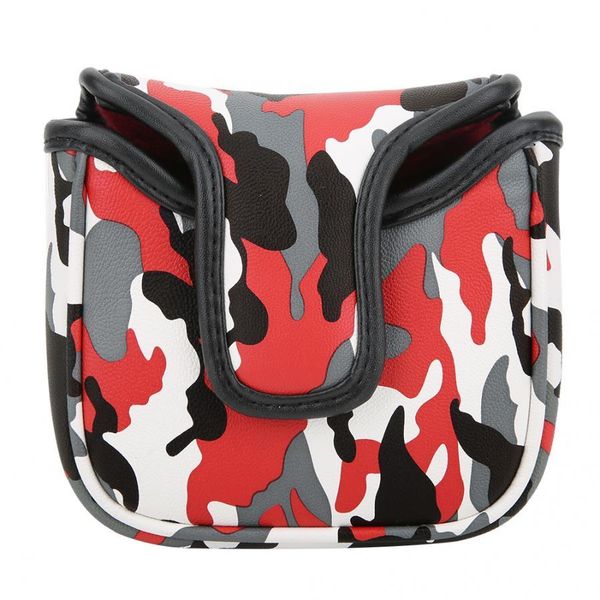 

high-grade square putter cover headcover camouflage waterproof pu club head cover magnetic closure accessory iron uogda