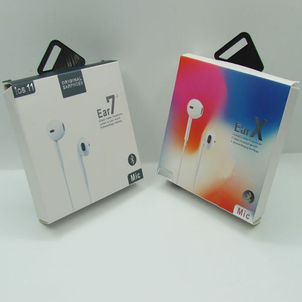 

Всплывающее высокое качество в ухе проводные наушники Bluetooth наушники с микрофоном для телефона XR X XS MAX 8 7