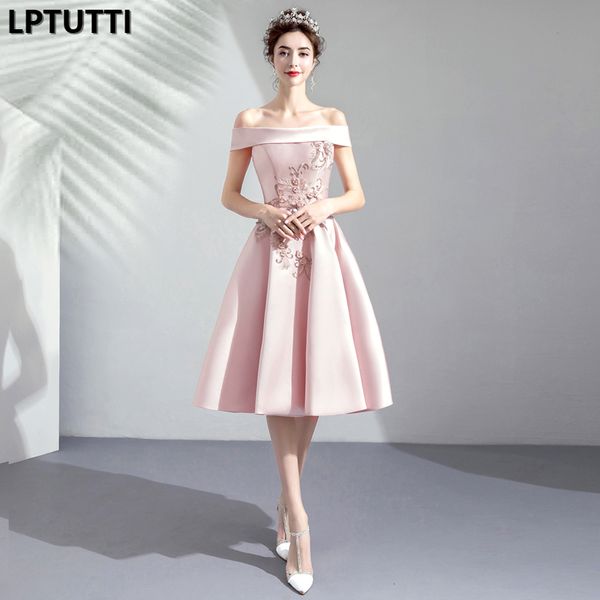 

lptutti embroidery appliques new for women elegant date ceremony party prom gown formal gala events luxury long evening dresses, White;black