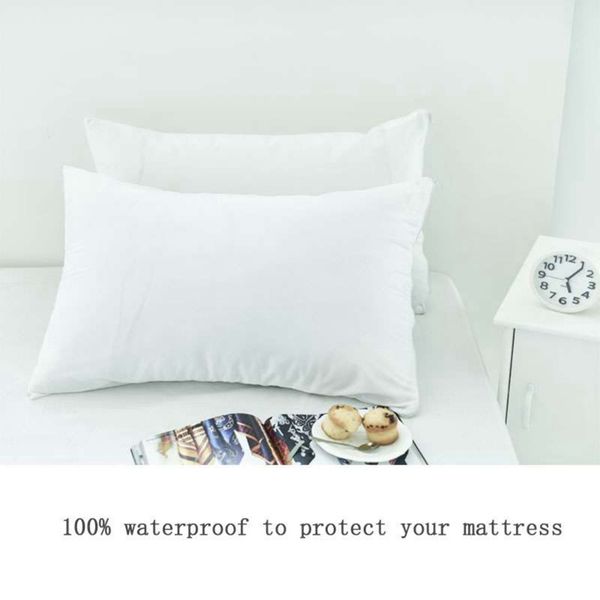 

pure waterproof flood prevention cotton pillowcase with hidden zipper mulberry natural silk terse pillow case