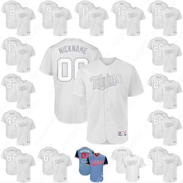 

Twins 2019 Players Weekend Jersey Rod Carew Kirby Puckett Joe Mauer Torii Hunter Harmon Killebrew Kent Hrbek Sergio Romo Ehire Adrianza
