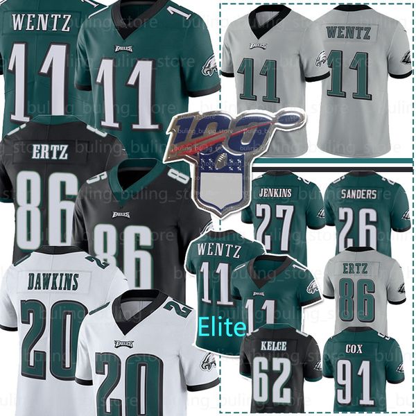 

Eagle jer ey 11 car on wentz 86 zach ertz philadelphia 26 mile ander brian dawkin jack on jenkin kelce jj arcega white ide fole cox, Black;red