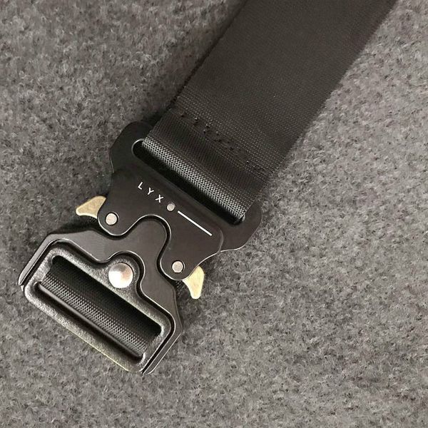 

2020 popular belt mens military outdoor multifunctional training strap ceintures hip pop men off belt, Blue;gray