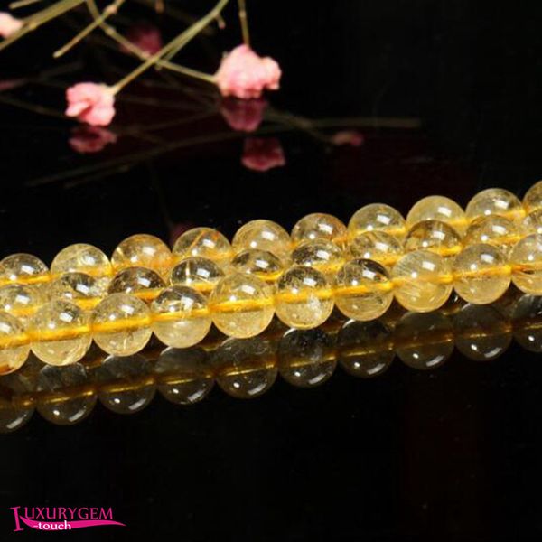 

высокое качество natural color gold rutilated кристалл драгоценные камни камень 6мм 8мм 10мм ожерелье браслет ювелирных изделий свободные ша