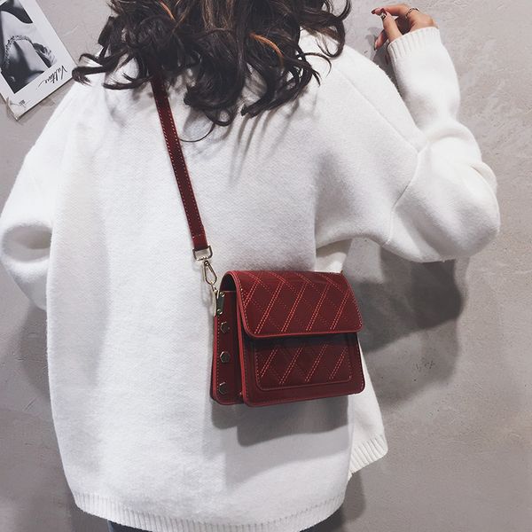 

patent leather small bag female bag 2020 new korean cute small square simple rhombus shoulder messenger tide