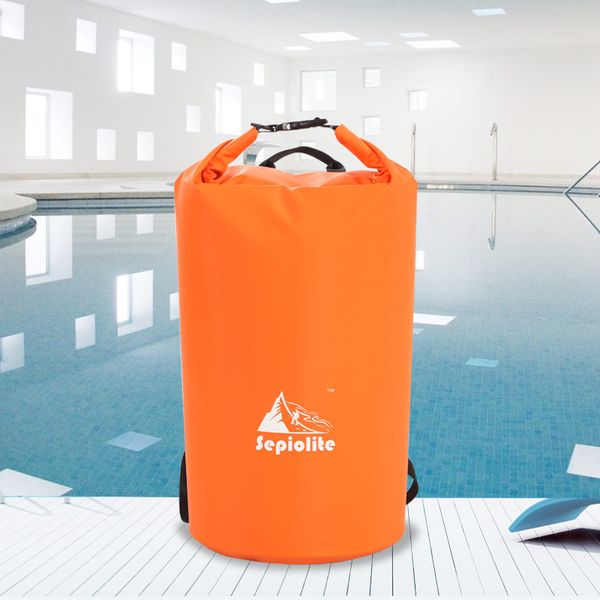 

sepiolite brand15l swimming waterproof bagstorage dry sack bag for canoe kayak rafting outdoor sport bags travel backpack