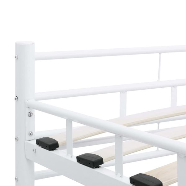 

bed frame white metal 160 * 200 cm bedroom furniture