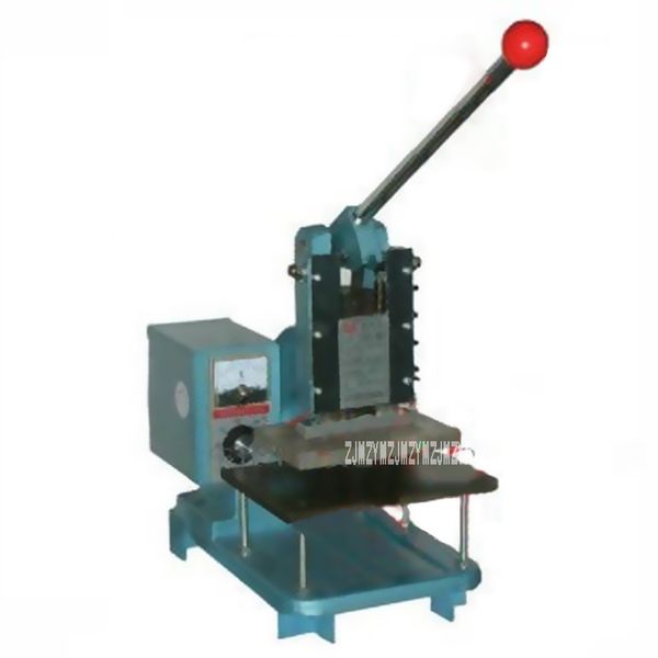 

zk-160 manual bronzing machine for pvc card leather paper/ business card/ indentation/ leather stamping machine 110v/ 220v 500w