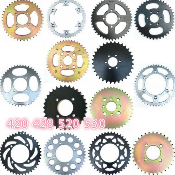 

hongliangyang motorcycle scooter drive gear 530 520 420 428 big sprocket 32t 37t 41t 48t 40t 43t 60t sprockets ing