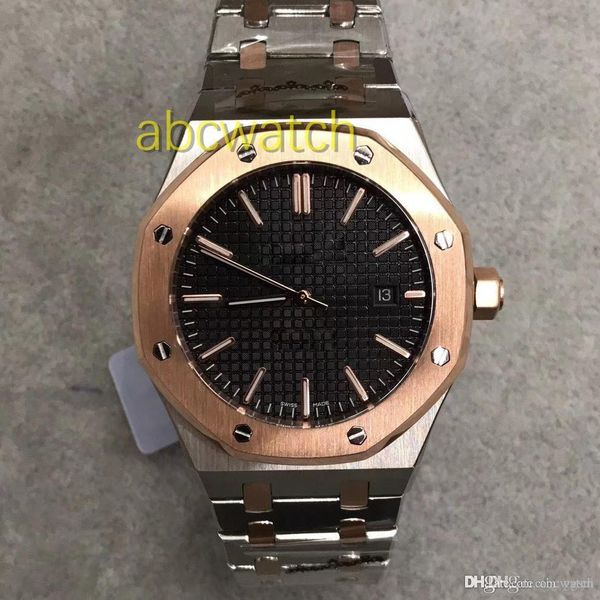 

automatic watch luxury brand royal navy blue 42mm sapphire glass 316l stainless steel strap mechanical movement original butterfly buckle, Slivery;brown