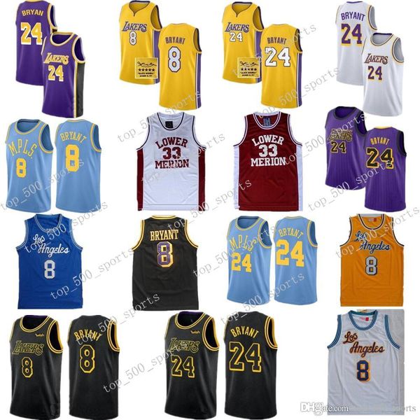 

vintage hot mens 24bryantvintage 8kobebryant top jerseys lowermerion 33bryantjerseys ncaa, Blue;black
