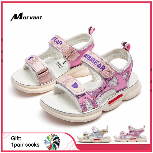 

kids sandals shiny princess girl sandals comfortable soft sole for girls outdoor beach children's shoes, Black;red