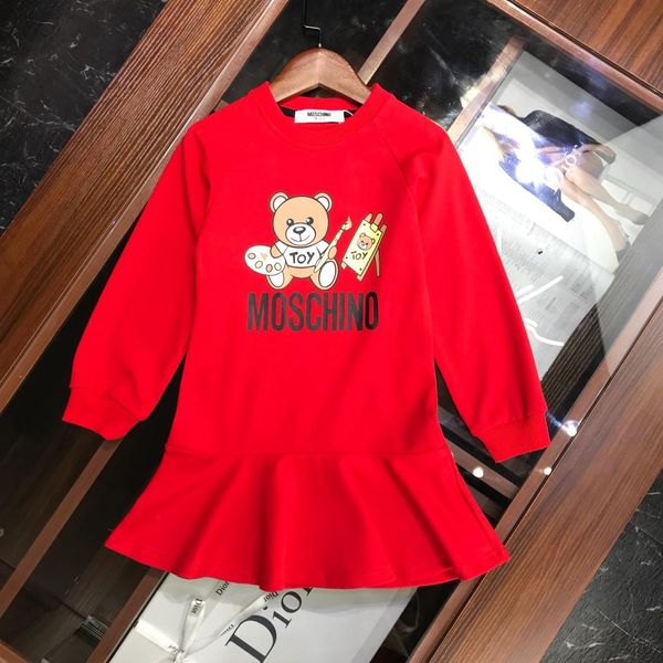 

2019 new children s dress tt190812#03, Red;yellow