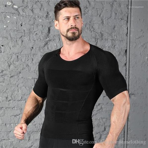 

грудь подтяжка тела шейперы топы для похудения сжигание жира талии тренер мужская тренажерный зал одежда бодибилдинг мужские танки, Black;brown