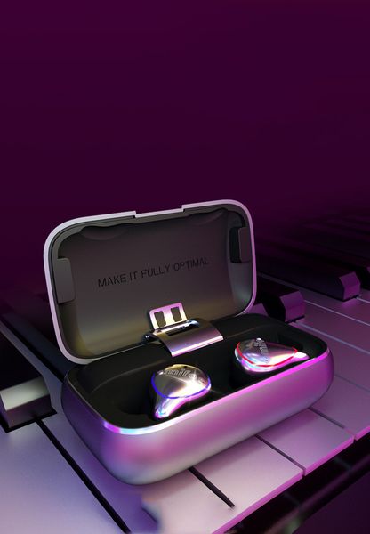 

2019 new (1pcs) mifo o5 bluetooth 5.0 true wireless bluetooth headset binaural mini earbuds in-ear hifi waterproof earphones