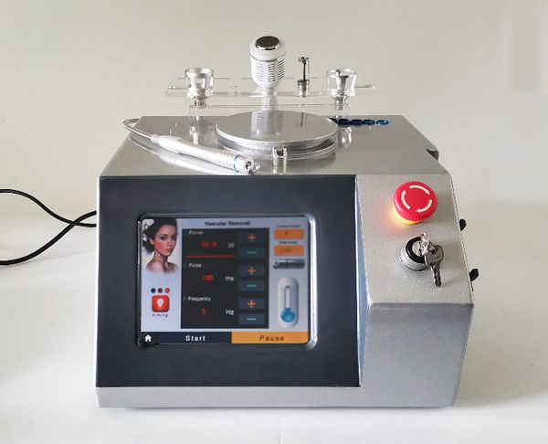 

4 in 1 diode laser spider vascular removal 980nm varicose treatment leg red veins laser removal, Black