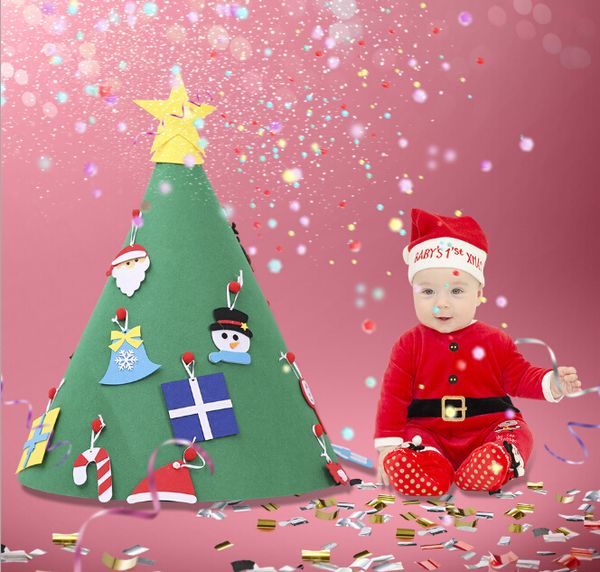 

new christmas decoration children's handmade puzzle diy stereo christmas tree large christmas tree decoration
