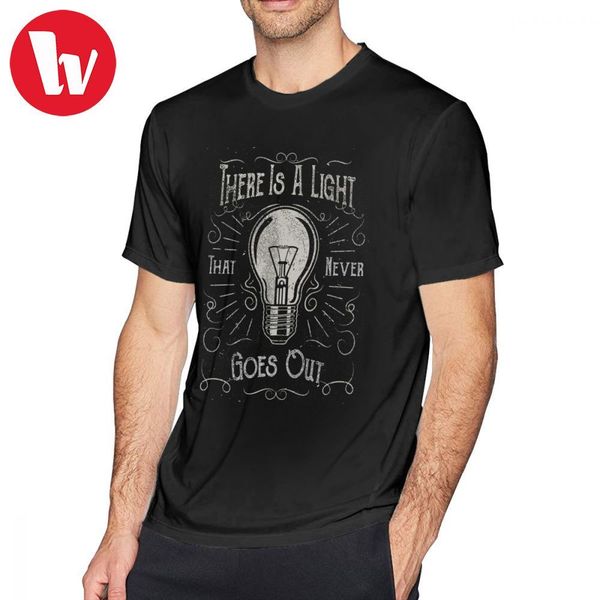 

the smiths t shirt there is a light that never goes out black only t-shirt summer mens tee shirt 5x short sleeve tshirt, White;black