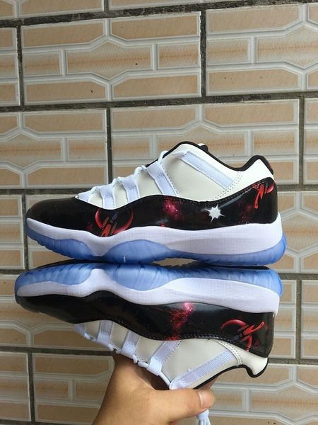 

2019 new fashion jumpman 11 gao bang red dragon basketball shoes for 11s universe red white mens sports sneakers size 40-47