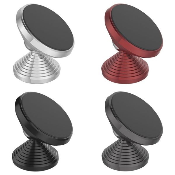 

universal mini magnetic holder car styling accessories dumbbell shape self-adhesive bottom mobile phone mount stand
