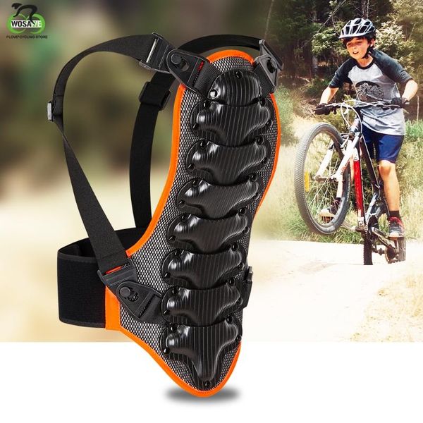

back support wosawe children motorcycle protector kneepads knee roller skating riding ski special removable kids, Black;blue