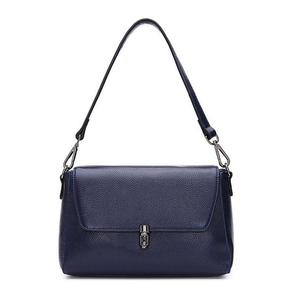 

happy2019 woman leather genuine package concise leisure time single shoulder messenger renovate package genuine leather woman package tide