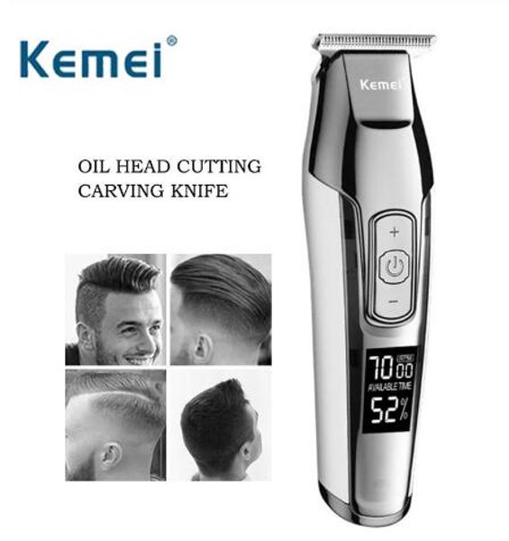 Kemei 5027 Barber Professional Hair Trimmer Beard Car Clipper Homens Trimer cortador do cabelo elétrica máquina de corte Corte de cabelo Navalha