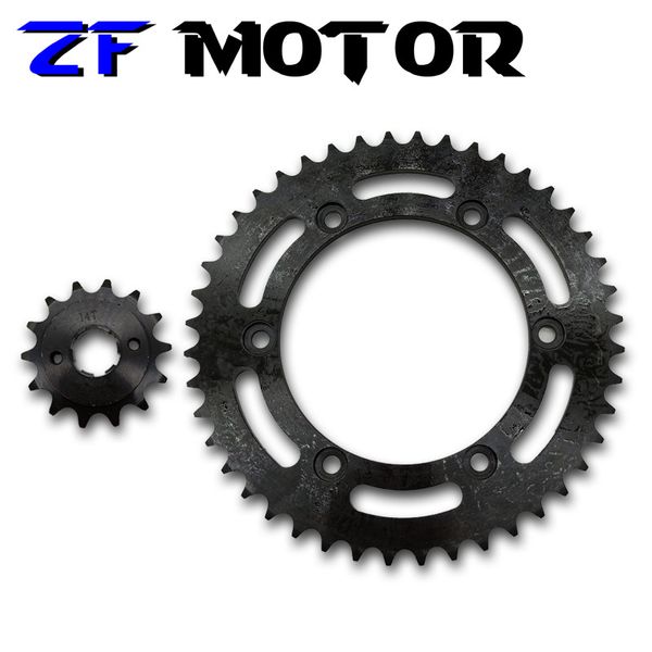 

for cbr250 mc14 mc17 vtf vt250 gear motorcycle front & rear sprocket geartransmission black 520 chain