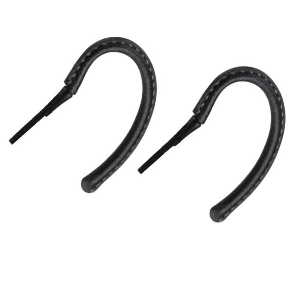 

2 pieces leather earloops enhances earphone sound