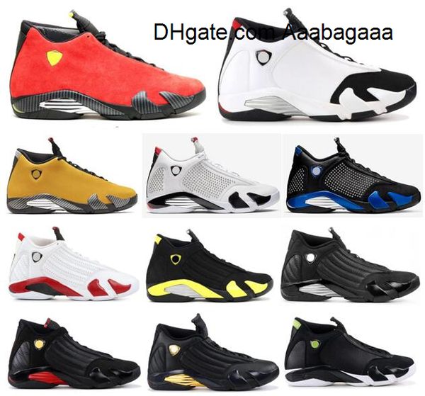 

new 14 14s black toe candy cane doernbecher fusion varsity red suede men basketball shoes last sthunder dmp indiglo sneakers with box