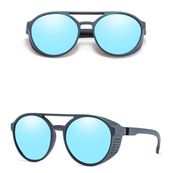 

trendy sunglasses for women and men vintage round frame designer sun glasses 8 colors wholesale, White;black