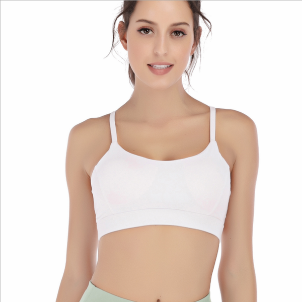

women sports bra cross belt brathable sports push up female gym fitness underwear female seamless running yoga bra gym, White;black