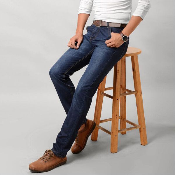 

men's jeans 2021 skinny men straight mens denim male stretch trouser pants fashion boutique casual, Blue