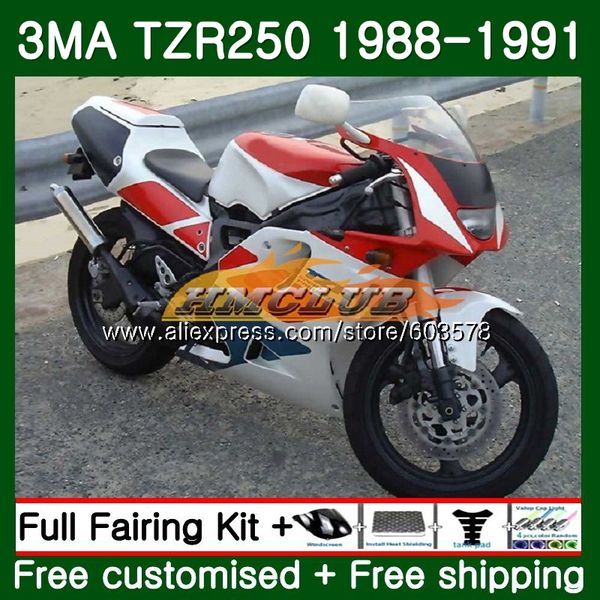 

body for tzr-250 3ma tzr250 1988 1989 1990 1991 red white 121cl.40 tzr250rr tzr250 ypvs tzr 250 88 89 90 91 fairing, Black