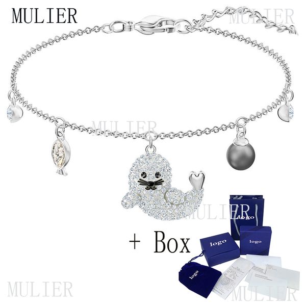 

mulier 2019 polar коллекция cute очаровательная пломбы и малых рыба украшения браслет 5491553 любое место отличные аксессуары, Golden;silver