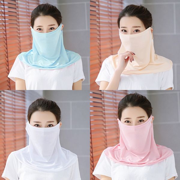 

kx8a5 cycling bike ski neck wrap windproof dust outdoor sports face men bandana scarf cover scarf for women mask boys girls, Black