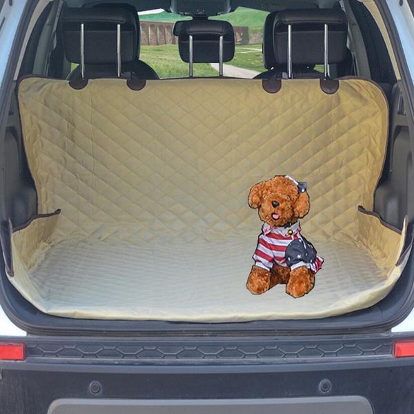 

new car waterproof trunk mat dog pets cargo liner cover non slip car trunk protector back seat cover pockets for pet barrier