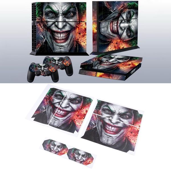 

joker vinly skin sticker clown gamepad stickers for sony for ps4 for playstation 4 2 controller skins wholesale
