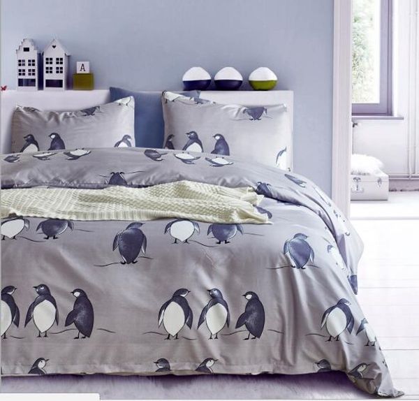 2019 Penguin Tree Elephant Dinosaur Duvet Cover Set Comforter