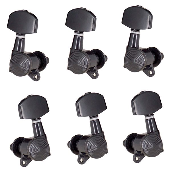 

durable and easy to install guitar string buttons tuners 3r3l black square