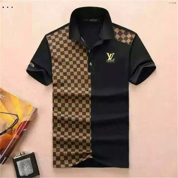 

2019 de igner polo t hirt luxury men brand polo 2019 new arrival tripe color ca ual men polo fa hion men ummer t hirt polo ize m 3xl