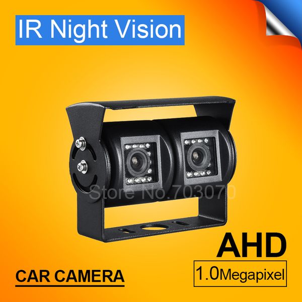 

ahd dual camera 3.6mm lens waterproof rear view car camers with ir night vision 1.0mp 1.3mp bus taxi camera ing