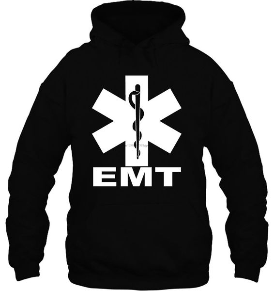 

men hoodie paramedic firefighters medium fire fighter emt women streetwear, Black